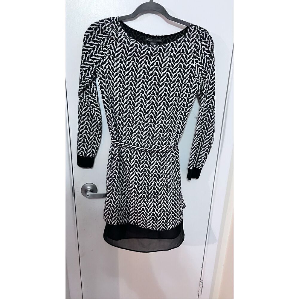 A/X Armani Exchange Abstract Print Belted Dress SZ S